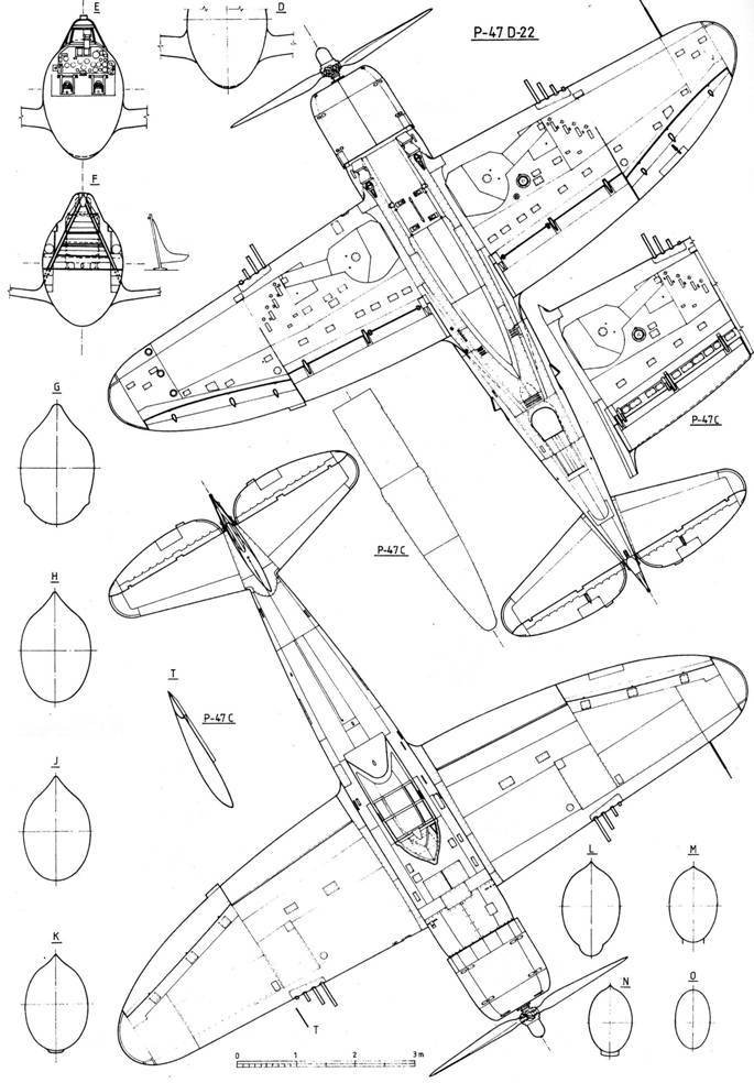 Р-47 «Thunderbolt» Тяжелый истребитель США - pic_153.jpg